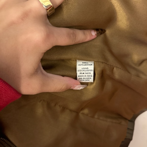 Cache Bronze Leather Jacket - Picture 3 of 6